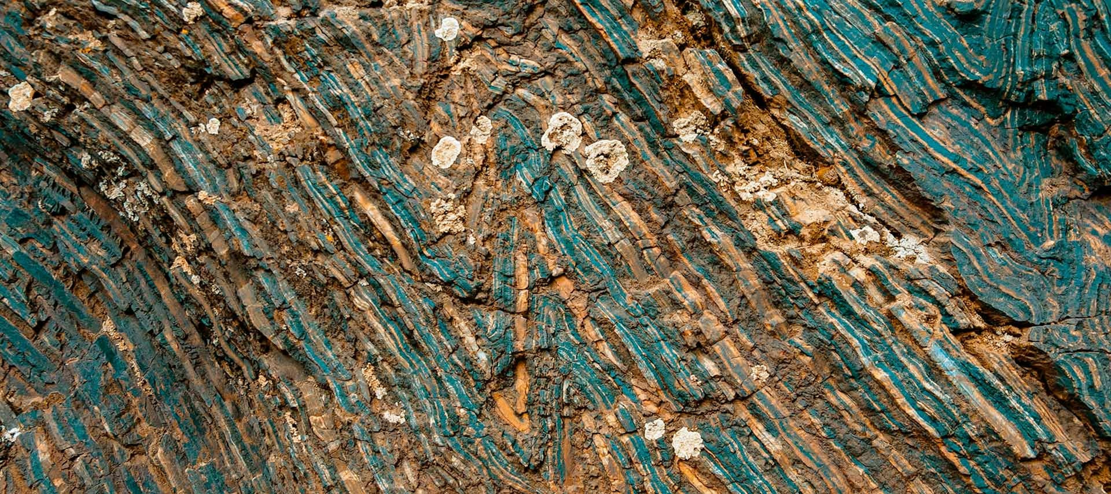 Close up of iron ore mineral