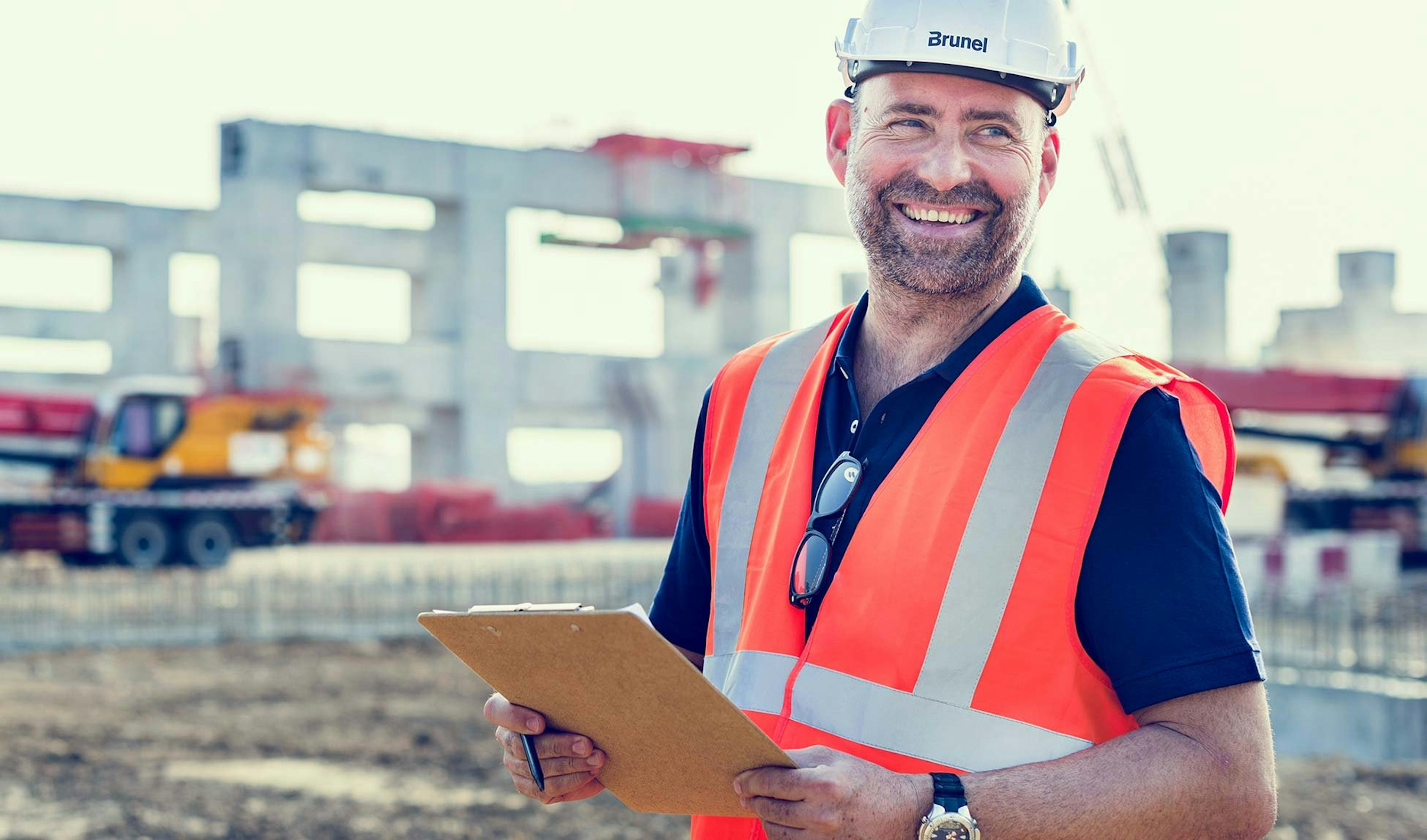 Foreman on construction site